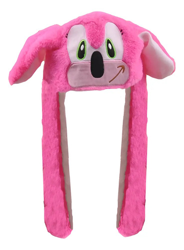Gorro Sonic Negro con Orejas Móviles y Luz LED Kawaii Regalo - Image 14
