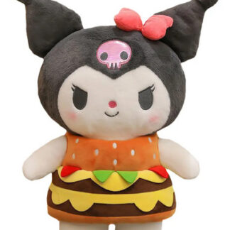 Peluche Kawaii Kuromi Vestido Hamburguesa Grande