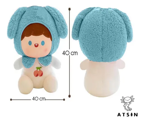 Peluche Muñeca Conejo Flor de Cerezo Grande Kawaii - Image 9