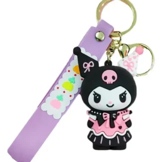 Llavero Colgante Kuromi Hello Kitty Accesorio Kawaii