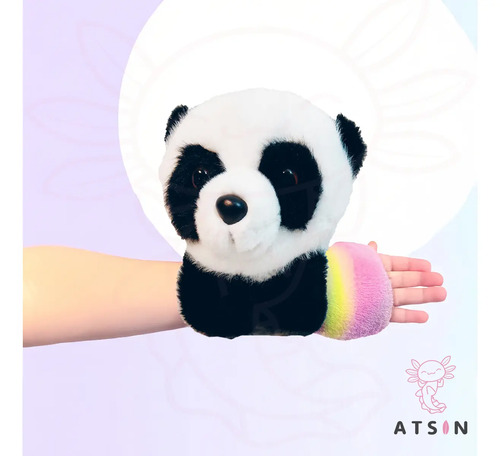 Pulsera Muñequera Divertida de Peluche Panda Kawaii Niños - Image 4
