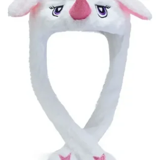 Gorro Unicornio Blanco con Orejas Móviles con Luz LED Blanco