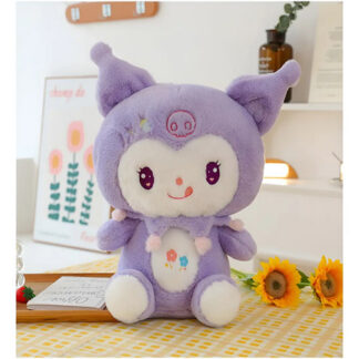 Peluche Kawaii Kuromi Lovely Negro-Rosa Morada
