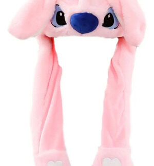 Gorro con Orejas Móviles Angela Stitch Luz LED Rosa