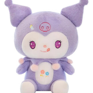 Peluche Kawaii Kuromi Lovely Negro-Rosa