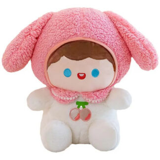 Peluche Muñeca Conejo Flor de Cerezo Grande Kawaii
