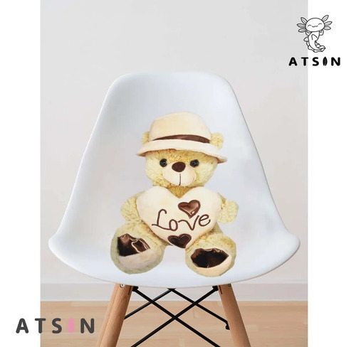 Peluche Suave Oso Elegante Centro de Mesa Divertido Regalo Dorado - Image 4