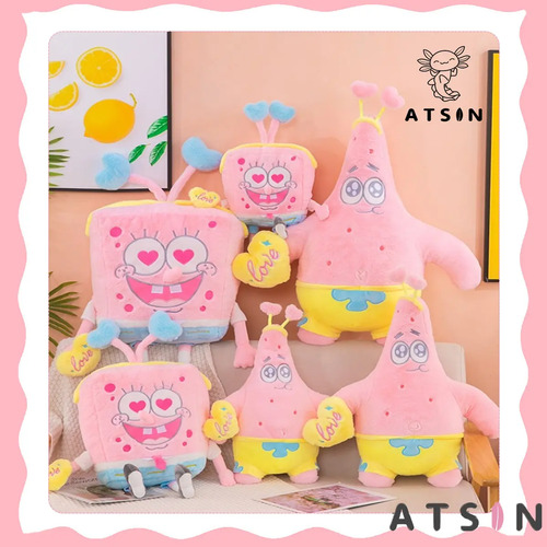 Peluche Bob Esponja Rosa Grande 55cm Kawaii Lindo y Suave - Image 4