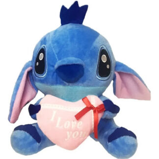 Peluche Stitch D Lilo & Stitch San Valentín Rosa Baby Regalo Azul