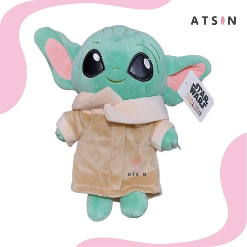 Peluche Baby Yoda Genérico Star Wars con Luz y Sonido Verde - Image 5