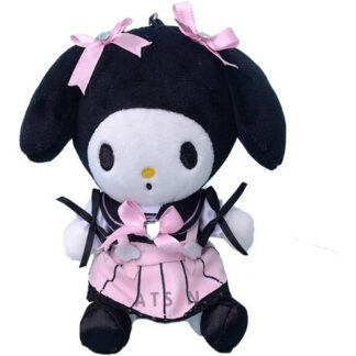 Llavero Peluche Sanrio My Melody Negro Lindo Accesorio Kawaii Negro