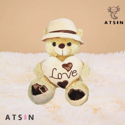 Peluche Suave Oso Elegante Centro de Mesa Divertido Regalo Dorado - Image 5