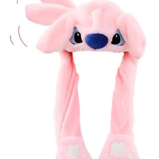Gorro con Orejas Móviles Angela Stitch Luz LED Color Rosa