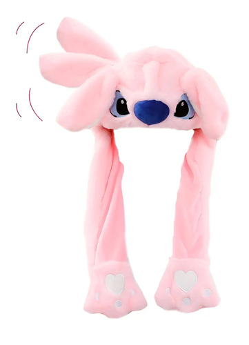 Gorro con Orejas Móviles Angela Stitch Luz LED Color Rosa