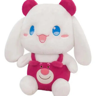 Peluche Sanrio Kuromi con Pijama de Cinnamoroll Kawaii Regalo Blanco