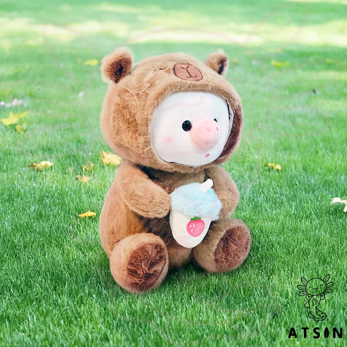 Peluche Cerdito Disfraz Capibara 35cm Suave Adorable - Image 6
