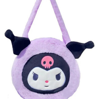 Bolsa Peluche de Mano Kuromi y Bob Esponja 50cm Kawaii Color Lila