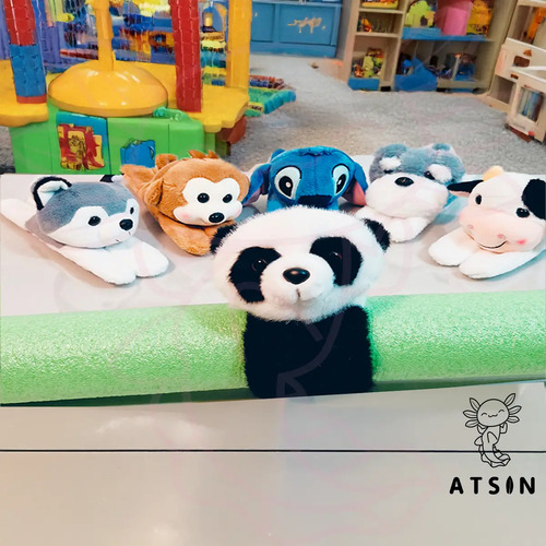 Pulsera Muñequera Divertida de Peluche Panda Kawaii Niños - Image 5