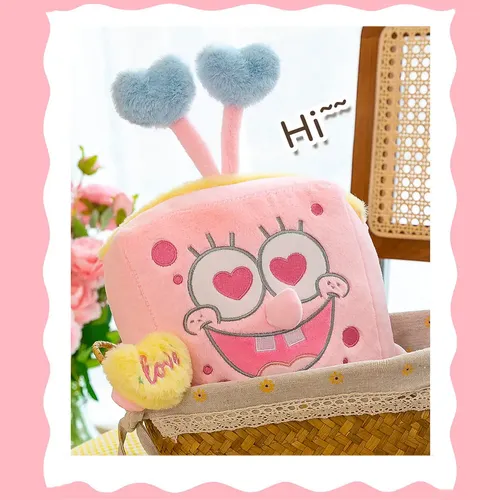 Peluche Bob Esponja Rosa Grande 55cm Kawaii Lindo y Suave - Image 8