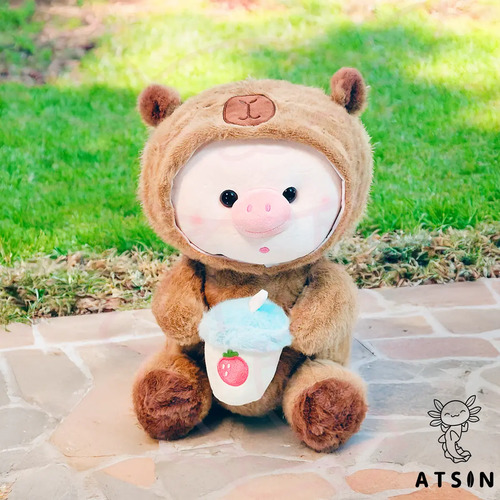 Peluche Cerdito Disfraz Capibara 35cm Suave Adorable - Image 7