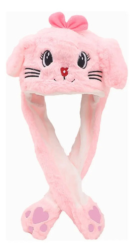 Gorro Conejita con Orejas Móviles y Luz LED Kawaii Divertido - Image 8