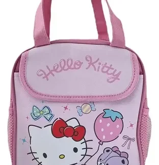 Lonchera Térmica Bolsa de Almuerzo Impermeable Sanrio Kitty Color Rosa