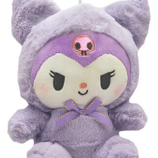 Peluche Kuromi Lovely Morado Afelpado Sanrio