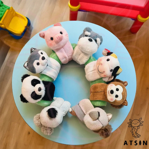 Pulsera Muñequera Divertida de Peluche Panda Kawaii Niños - Image 6