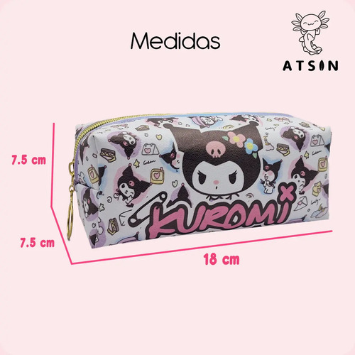 Estuchera Lapicera Kuromi Cinnamoroll Melody Pompompurin Kawaii - Image 14