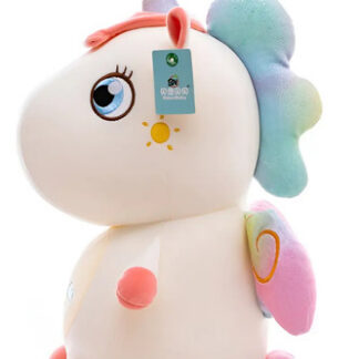 Peluche Colorido Unicornio Kawaii Brillante 42cm